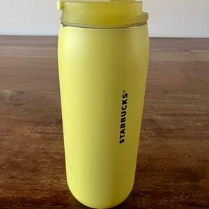 Starbucks Vibrant Yellow Travel Mug